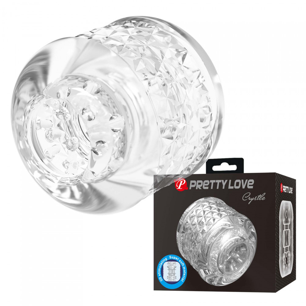 Різне - Мастурбатор Pretty Love - Crystle Transparent, BM-009253MN-1
