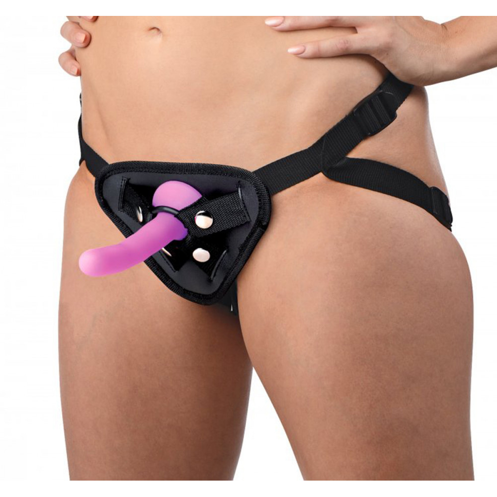 Секс игрушки - Набор страпонов с вибрацией Double-G Deluxe Vibrating Strap-On Kit 4