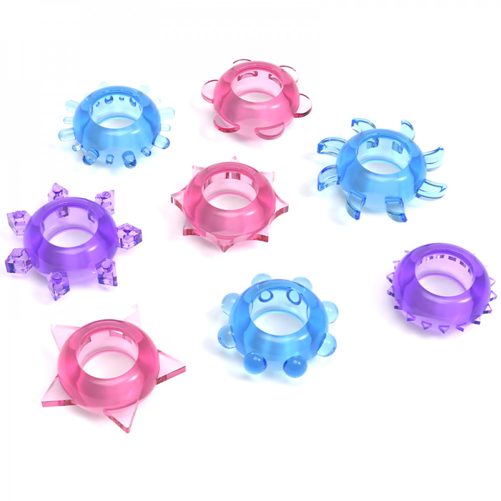 - Кільце ерекційне Meleon - Delay Rings (Assorted Colors), CR-02 (1 шт) 3