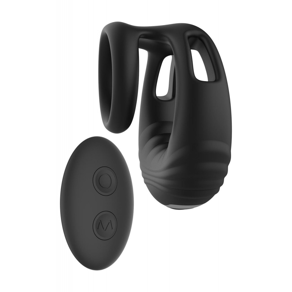 Разное - Эрекционное виброкольцо Dreamtoys Ramrod с пультом, черное 1