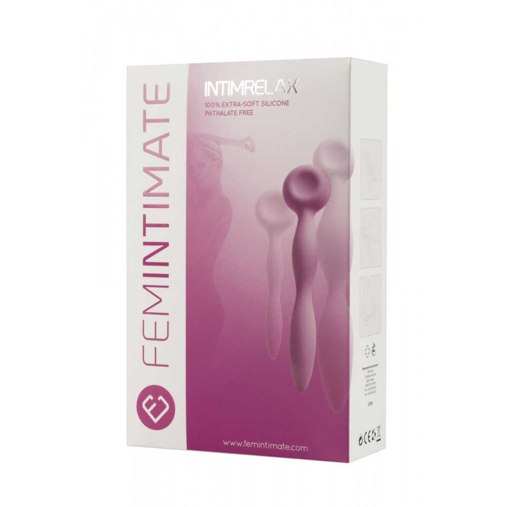 Вагинальные тренажеры - Система восстановления при вагините Femintimate Intimrelax для снятия спазмов при введении 3