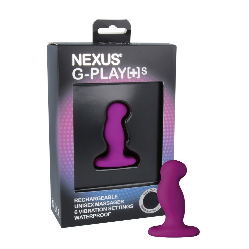 Массажёры простаты с вибрацией - Вибромассажер простаты Nexus G-Play Plus S Purple, макс диаметр 2,3см, перезаряжаемый 2