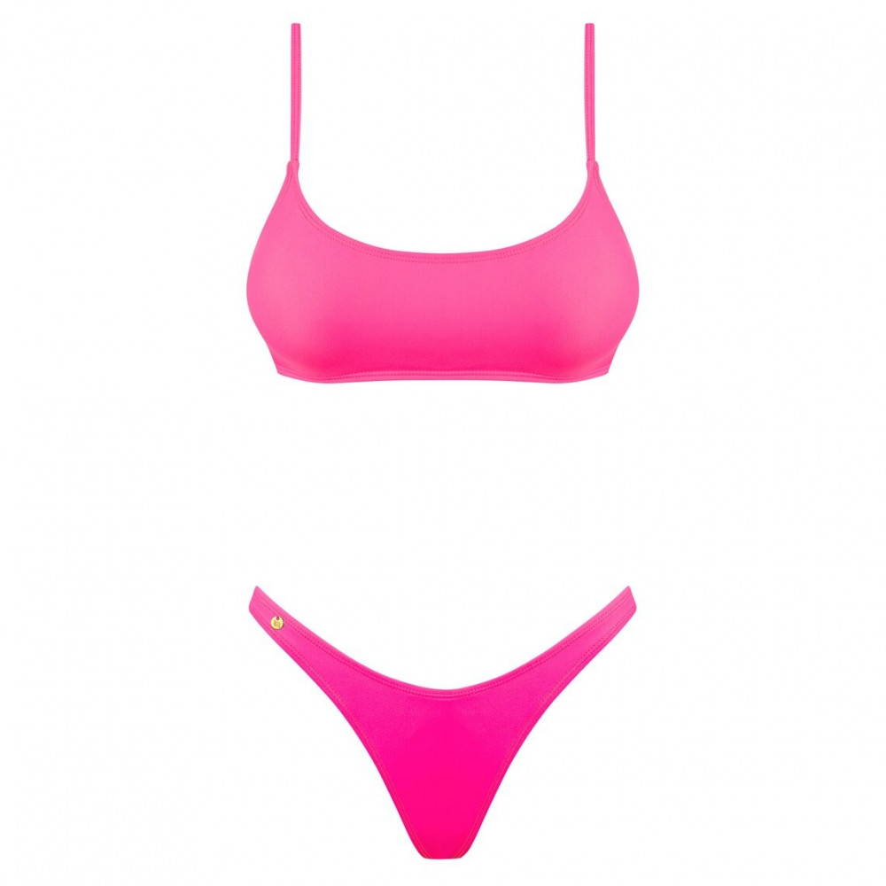Разное - Купальник бикини Obsessive Mexico Beach неоново-розовый, S 3