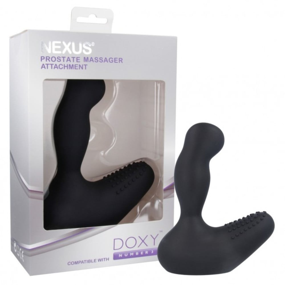  - Масажер простати Nexus Prostate Attachment-насадка для мікрофона Doxy, чорний 4
