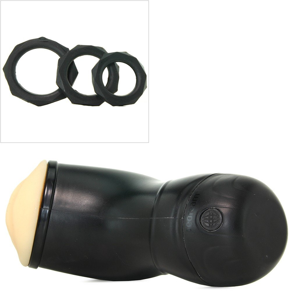 Секс игрушки - Мастурбатор двойной PDX DOUBLE Penetration VIBRATING STROKER 3