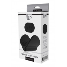 Мастурбатор карманный DreamToys Mr Pleasure с вибрацией, черный