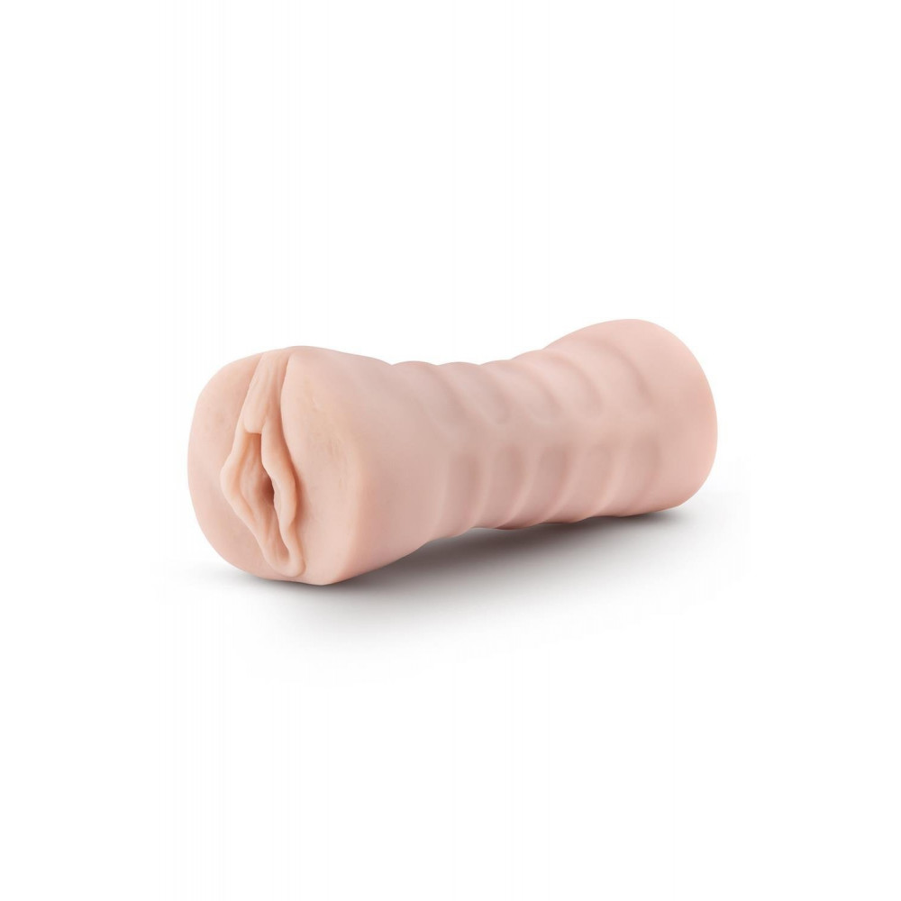 Мастурбаторы с вибрацией - Мастурбатор-вагина Blush Enlust Destini с вибропулей, бежевый, 11.5 см 2