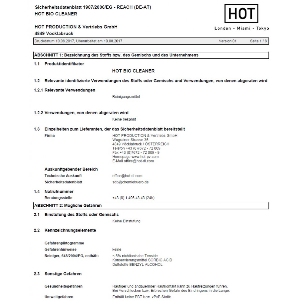 Разное - Очиститель Hot Bio Cleaner Spray, 50 мл 2