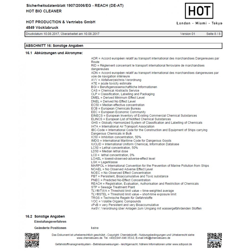 Разное - Очиститель Hot Bio Cleaner Spray, 50 мл 3