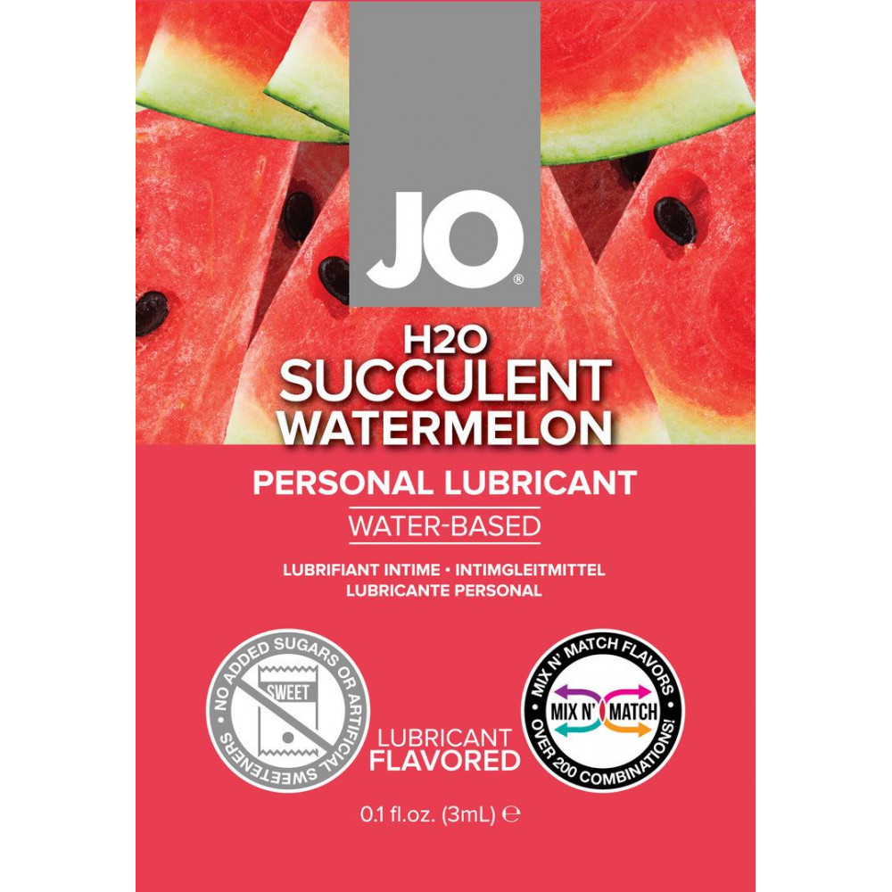 Смазка на водной основе - Пробник System JO H2O - WATERMELON (3 мл)