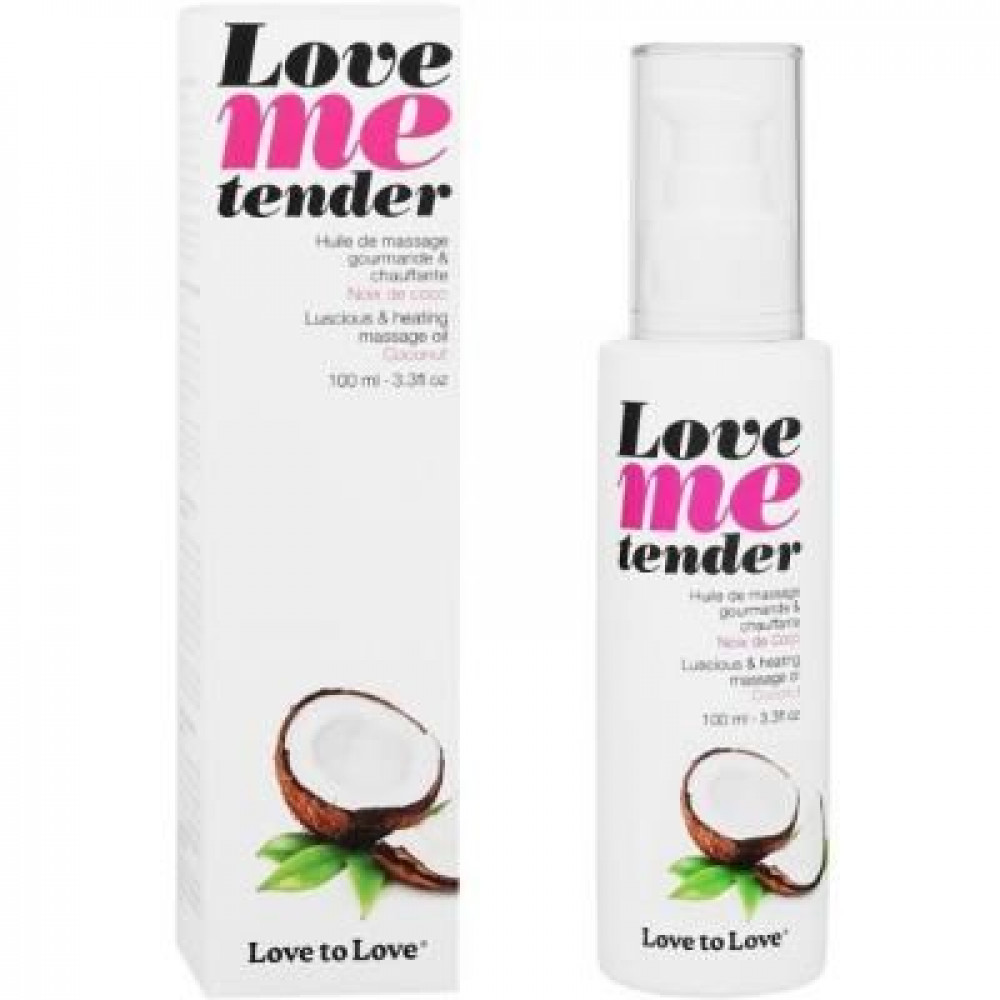 Массажные масла и свечи - Массажное масло Love To Love - Love Me Tender, Noix De Coco (100 мл), аромат кокоса, без парабенов