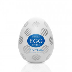Мастурбатор-яйцо Tenga Egg Sphere с многоуровневым рельефом