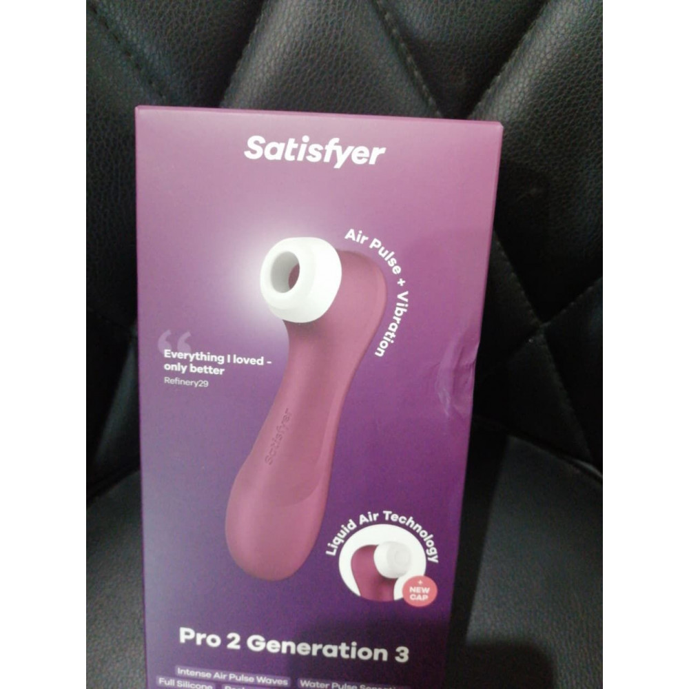 Секс игрушки - Вакуумный клиторальный стимулятор Satisfyer Pro 2 Generation 3 with Liquid Air (мятая упаковка!!!) 1