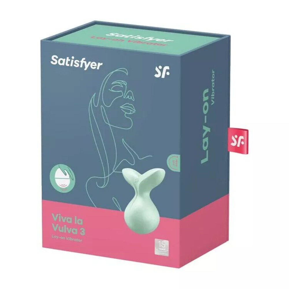 Клиторальный вибратор - Мини-вибромассажер Satisfyer Viva la Vulva 3 Mint 2