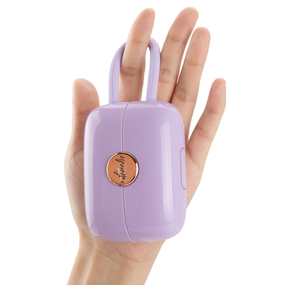 Вибраторы вакуумные - Вакуумный клиторальный стимулятор Otouch Louis Vibrate Purple с виброяйцом, в кейсе 2