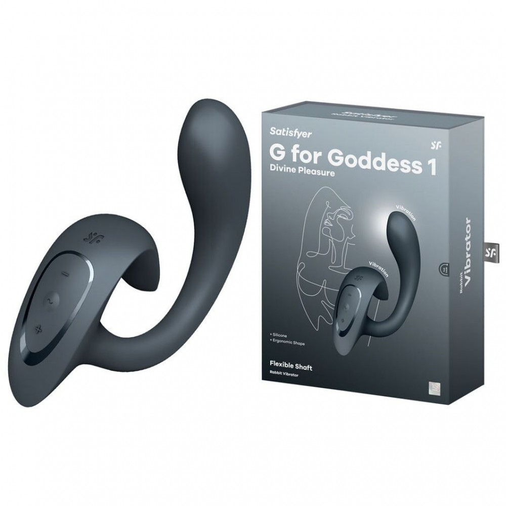 Вибраторы для пар - Вибратор Satisfyer G for Goddess 1 Dark Grey 6