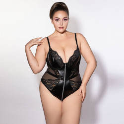 Боди JSY P61153 Black Plus Size