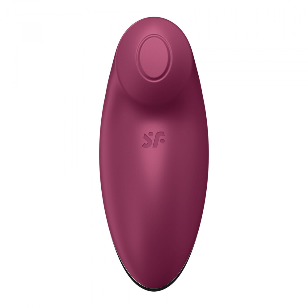 Вибропули и мини-вибраторы - Вибростимулятор-пульсатор Satisfyer Tap & Climax 2 Red, эффект постукивания пальцем 2