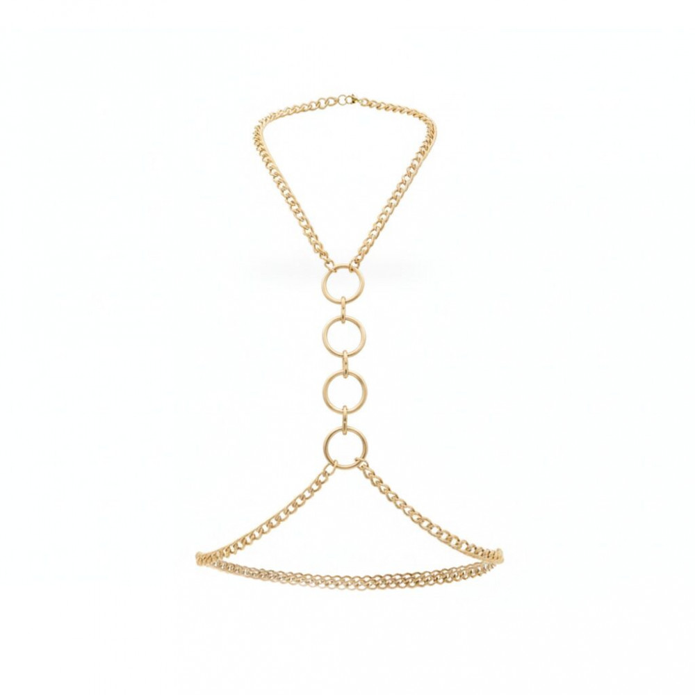  - Металева портупея Art of Sex - Mango, колір золото, XS-2XL