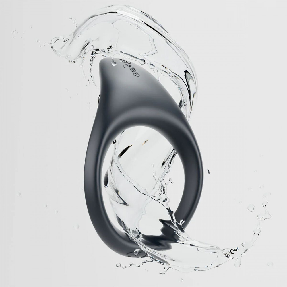 Эрекционные кольца с вибрацией - Смарт-виброкольцо WE-VIBE VERGE 2 Black 6