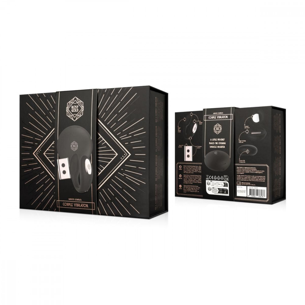 Іграшки для пар - Вібратор для пар Rosy Gold - Remote Control Couple Vibrator 9