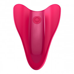 Вібратор ергономічної форми на палець Satisfyer High Fly червоний