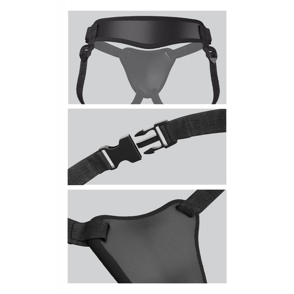 Різне - Трусики для страпону Pipedream Body Dock Elite чорні 5