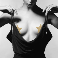 Прикраса для грудей Flash Золота зірка, Bijoux Indiscrets