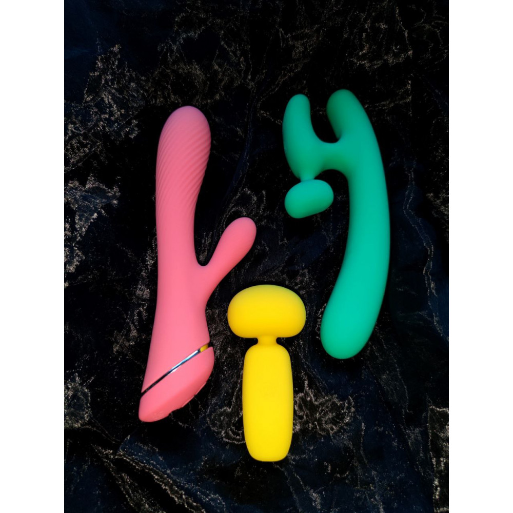 Разное - Вагинально-клиторальный вибратор кролик Chisa Lust Ripple Coney, розовый 13