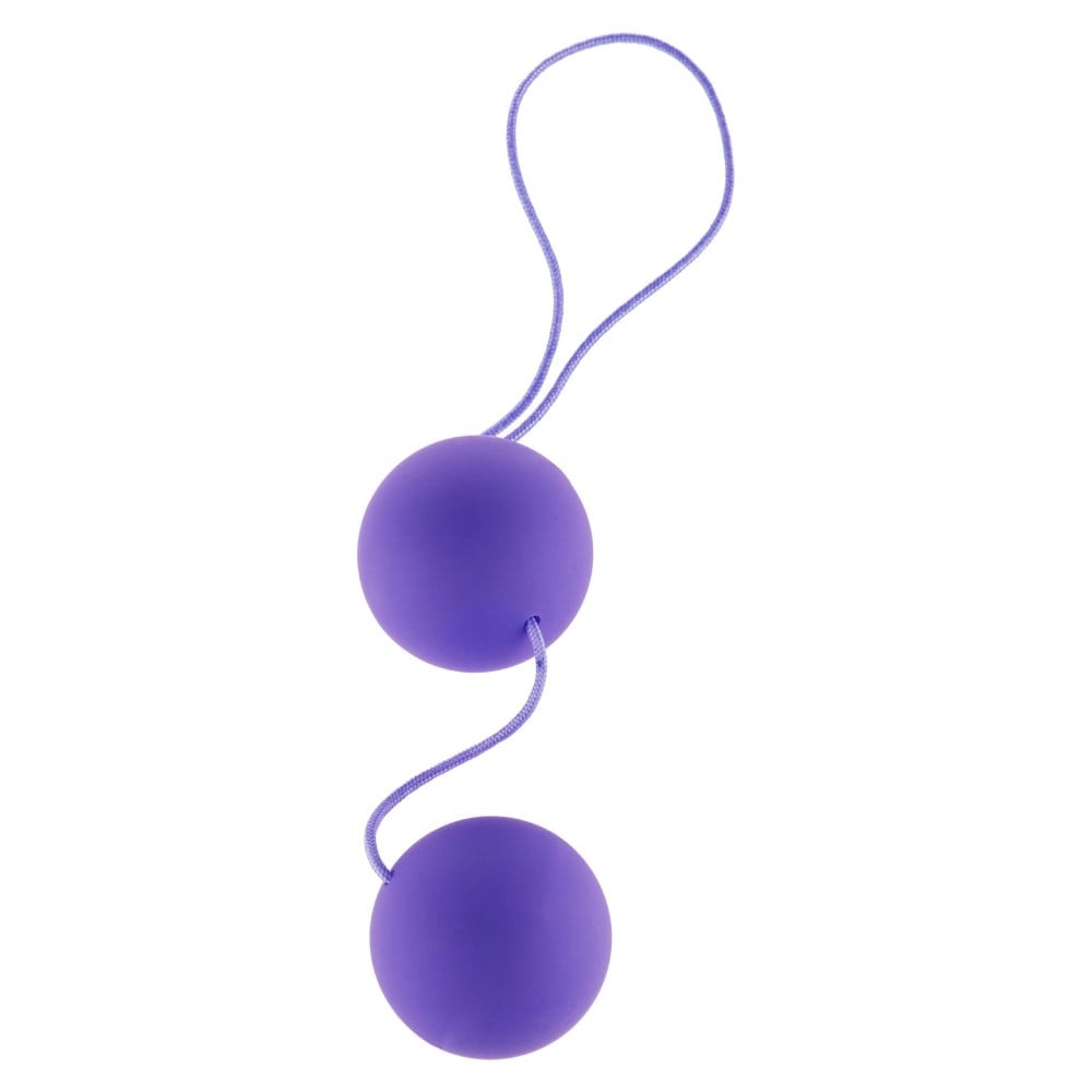 Секс игрушки - Вагинальные шарики пластиковые фиолетовые Toy Joy