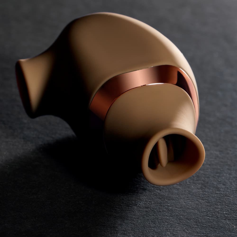 Різне - Вакуумний стимулятор для клітора Sweet Em з функцією лизання (рухливий язичок), блакитний 5