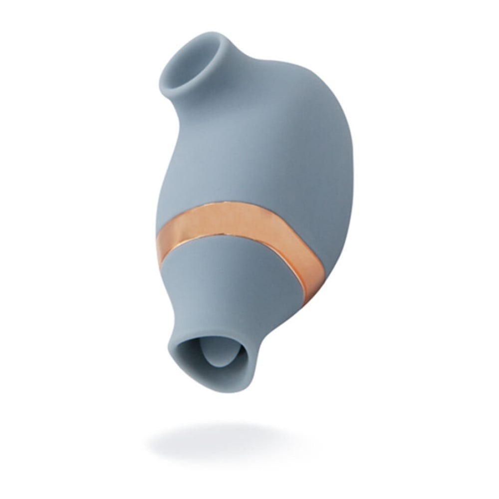 Різне - Вакуумний стимулятор для клітора Sweet Em з функцією лизання (рухливий язичок), блакитний 1