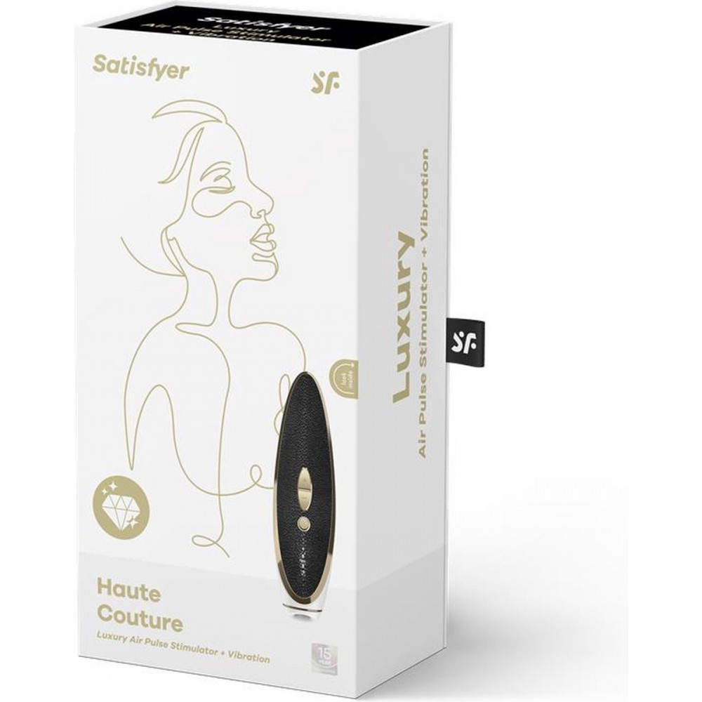 Разное - Вакуумный клиторальный стимулятор Satisfyer Luxury Haute Couture, черный 4