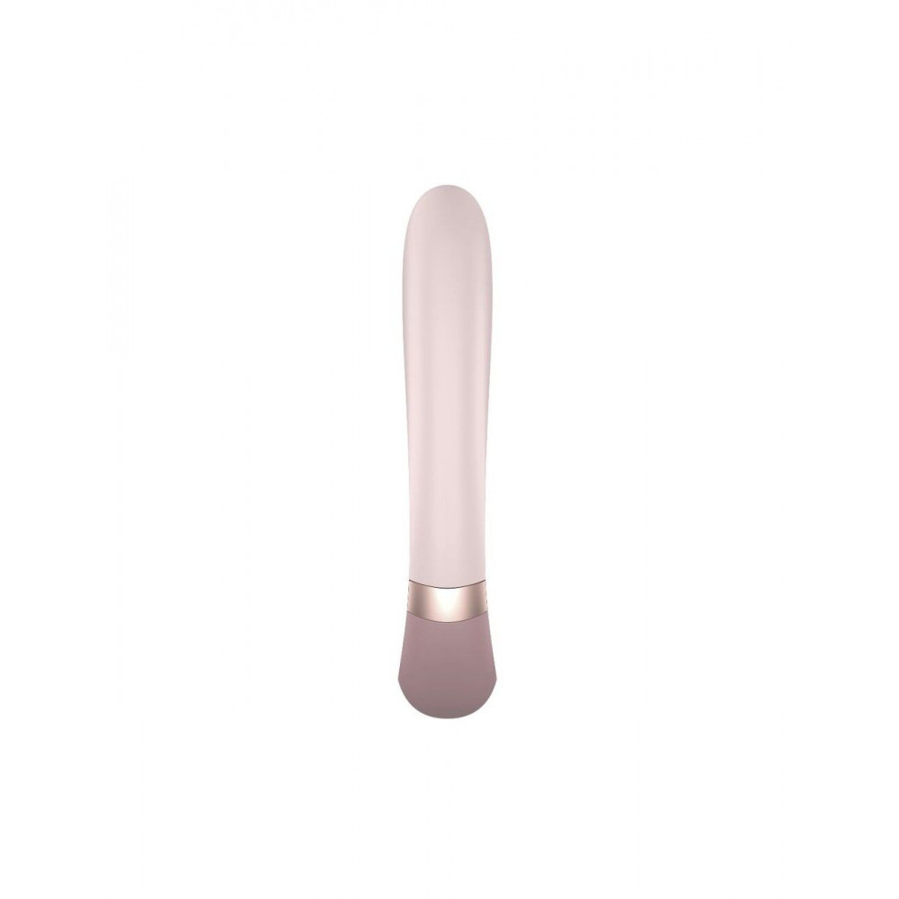 Вибратор-кролик - Смарт вибратор-кролик с подогревом Satisfyer Heat Wave Mauve 2