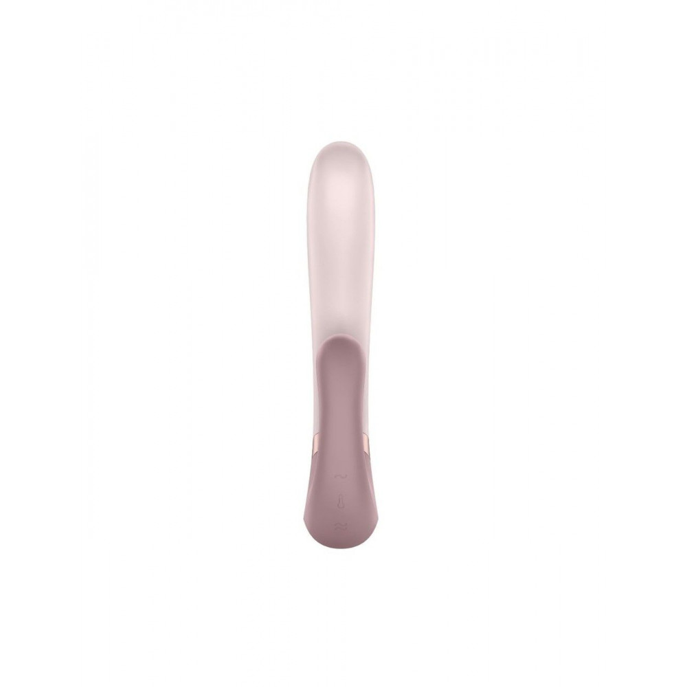 Вибратор-кролик - Смарт вибратор-кролик с подогревом Satisfyer Heat Wave Mauve 3