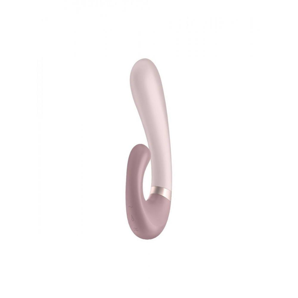 Вибратор-кролик - Смарт вибратор-кролик с подогревом Satisfyer Heat Wave Mauve