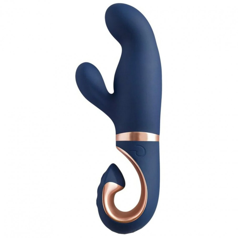 Різне - Вібратор кролик Gentley - Синій 1