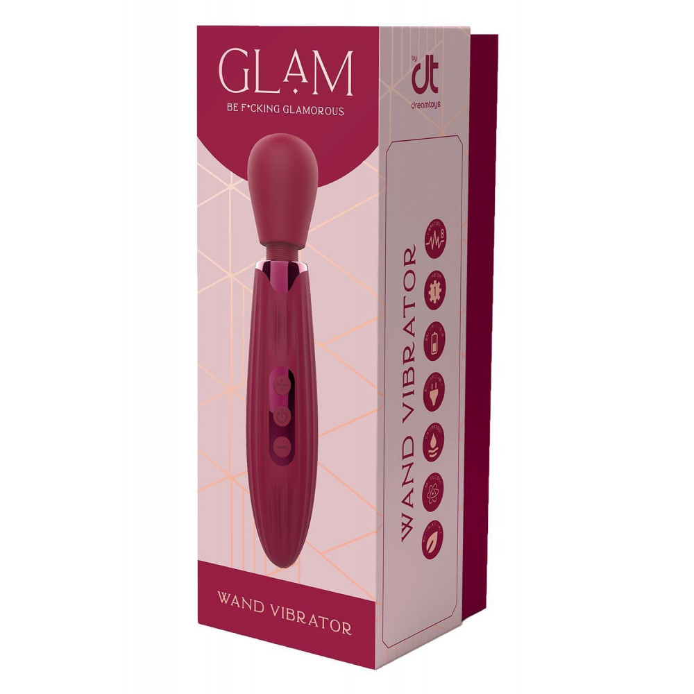  - Вибратор микрофон Dream Toys Glam Wand Vibrator, красный 3