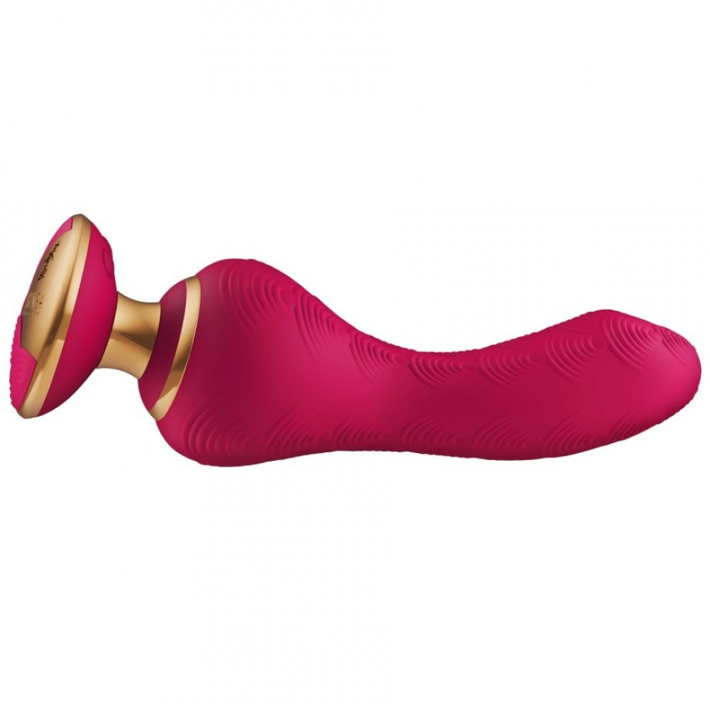 Секс игрушки - Вибратор Shunga Sanya с ручкой на подсветке, розовый, 18.5 см х 3.8 см 8