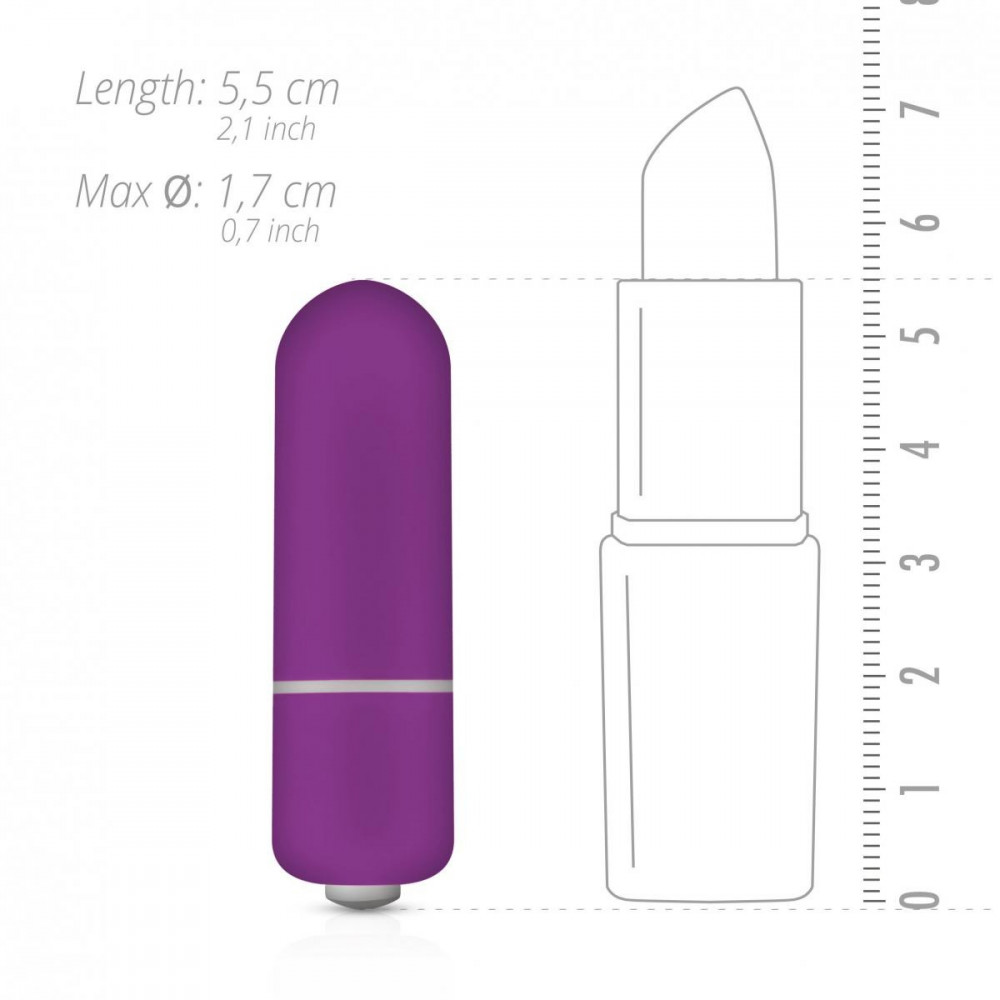 Секс игрушки - Вибропуля Easytoys, фиолетовая, 5.5 х 1.7 см 2