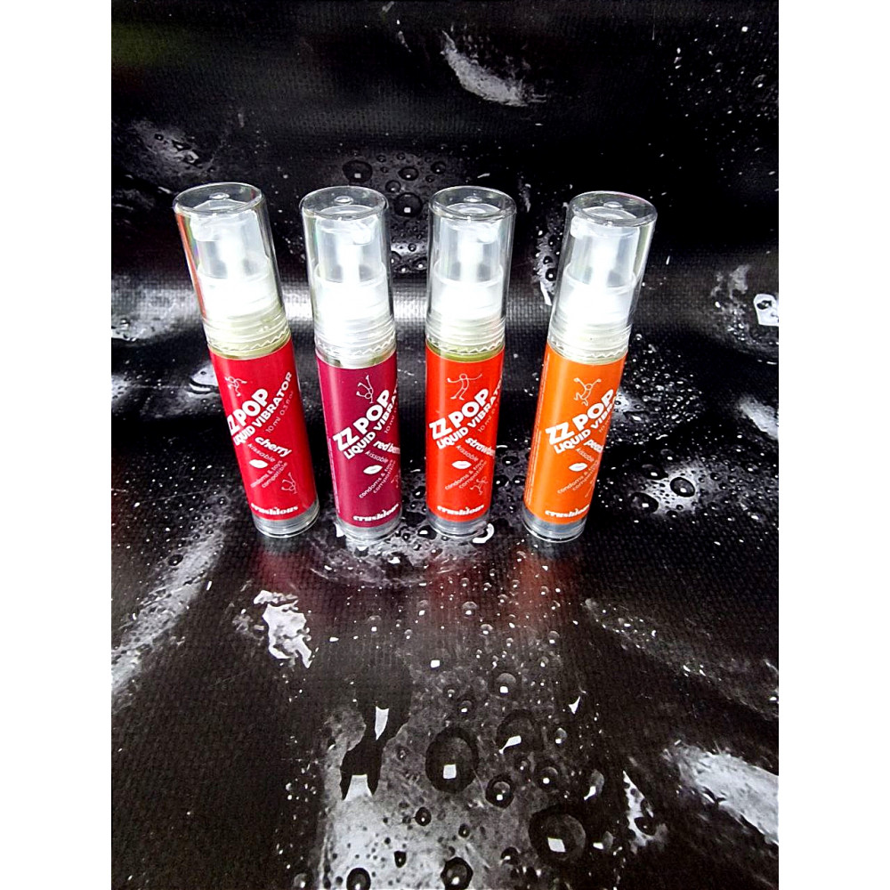 Різне - Рідкий вібратор зі смаком полуниці Crushious Zz Pop, 10 мл 7