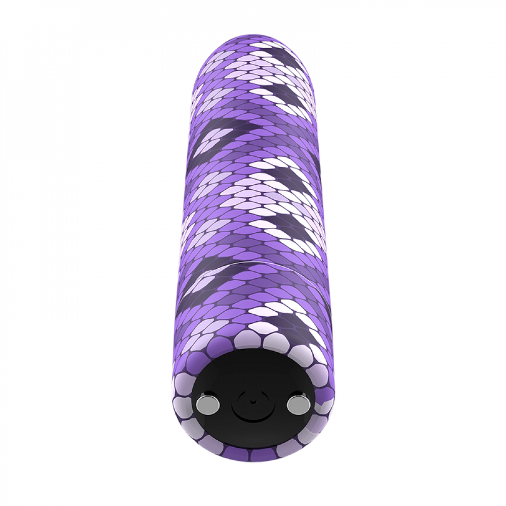 Вибратор - Мощная вибропуля Snake Purple Custom Bullets (Испания) 3