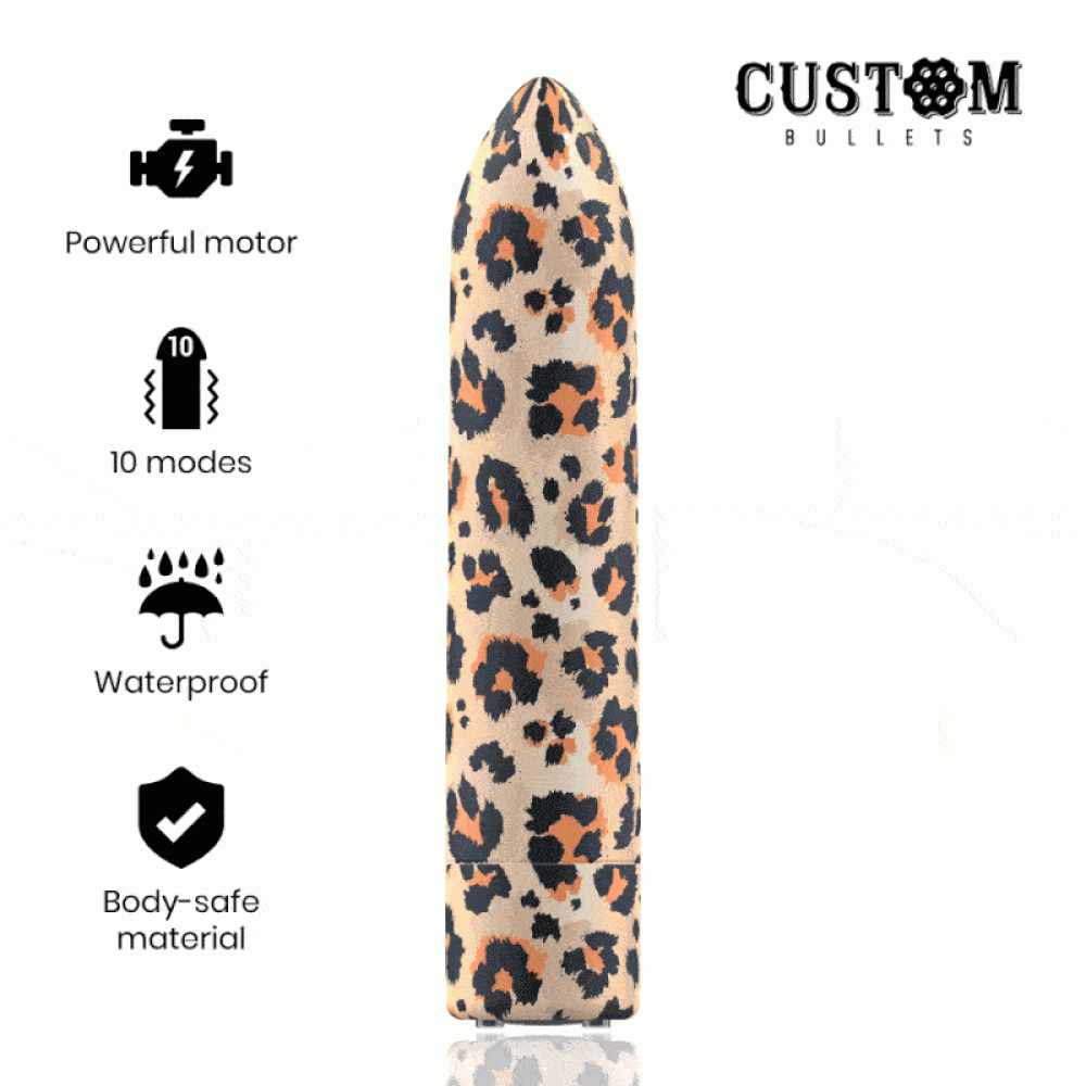 Разное - Мощная вибропуля Leopard Custom Bullets (Испания)