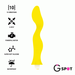 Вибратор для зоны G GAVYN цвет: желтый G-SPOT (Испания)