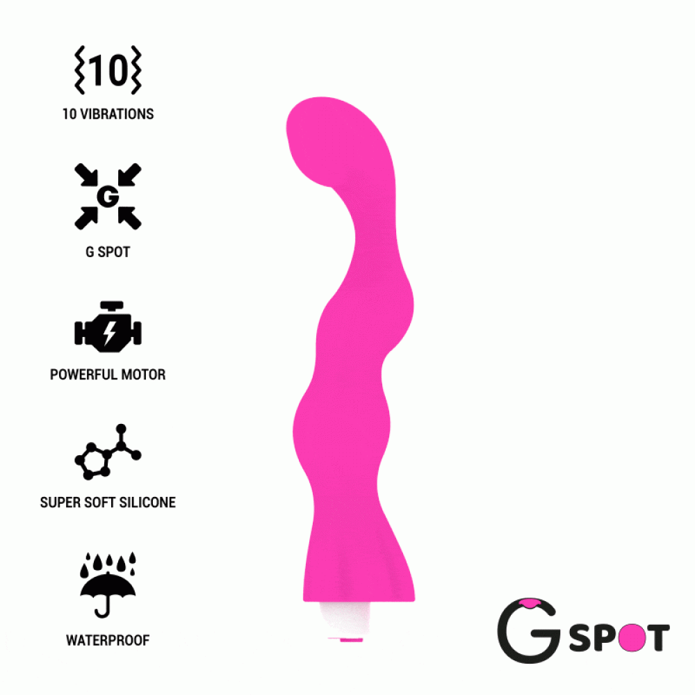 Вибратор - Вибратор для зоны G GEORGE, цвет: розовый G-SPOT (Испания)