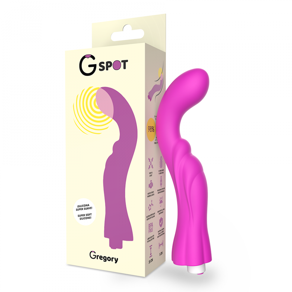 Вибратор - Вибратор для зоны G GREGORY, цвет: фиолетовый G-SPOT (Испания) 5