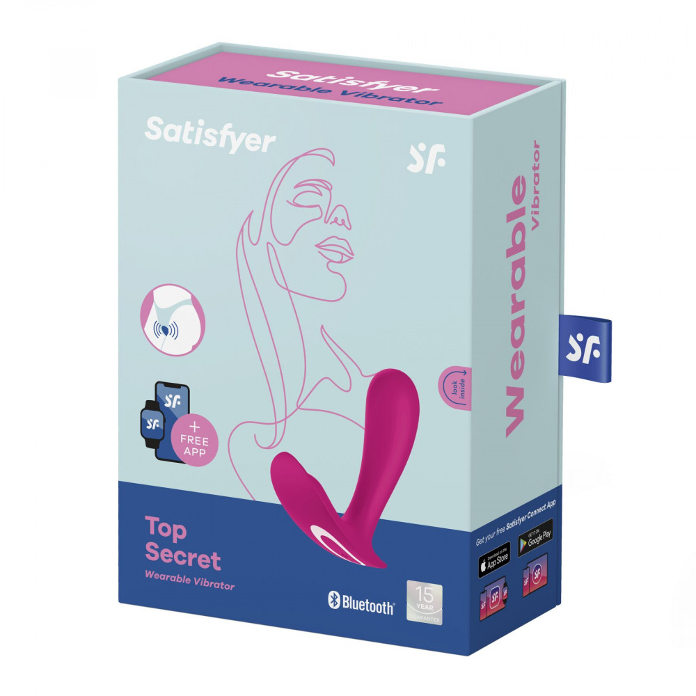 Вибратор - Смарт вибратор в трусики Top Secret, цвет: розовый Satisfyer (Германия) 1