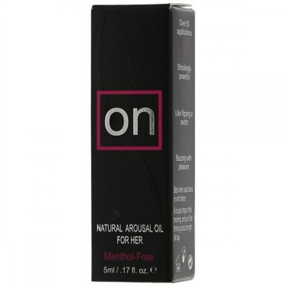 Женские возбудители - Вибрирующее масло для женщин ON Natural Arousal Oil Original, 5 мл 1