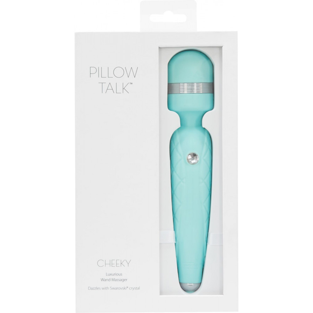 Секс іграшки - Розкішний вібромасажер PILLOW TALK - Cheeky Teal (м'яте паковання!!!) 7
