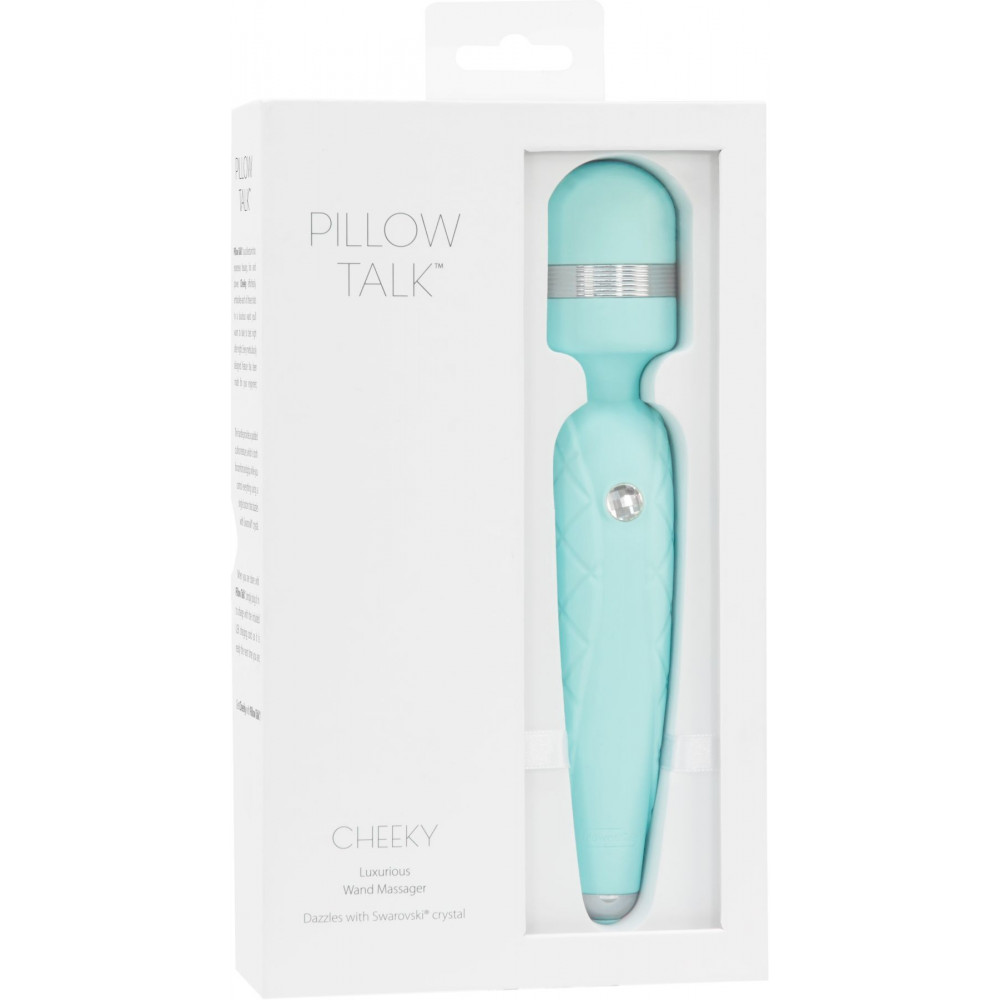 Секс іграшки - Розкішний вібромасажер PILLOW TALK - Cheeky Teal (м'яте паковання!!!) 6